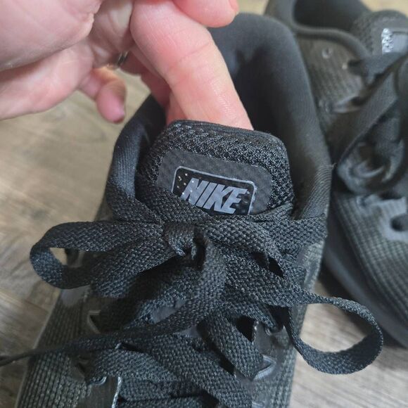 Nike Flex 2018 black gray running trainers sneakrs women's sz 7 bouncy tread - Picture 4 of 10